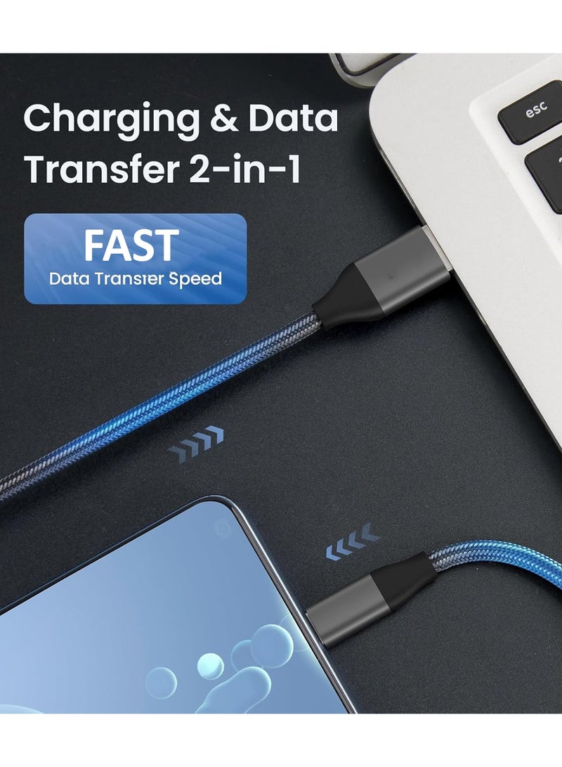 Chappeline CA18 Nylon Braided Type-C Fast Data Sync and Charging Cable - Black - Image 2